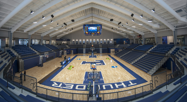 panoramic image of gymnasium