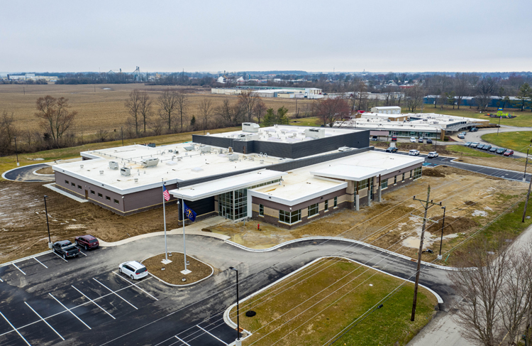 aerial image of building