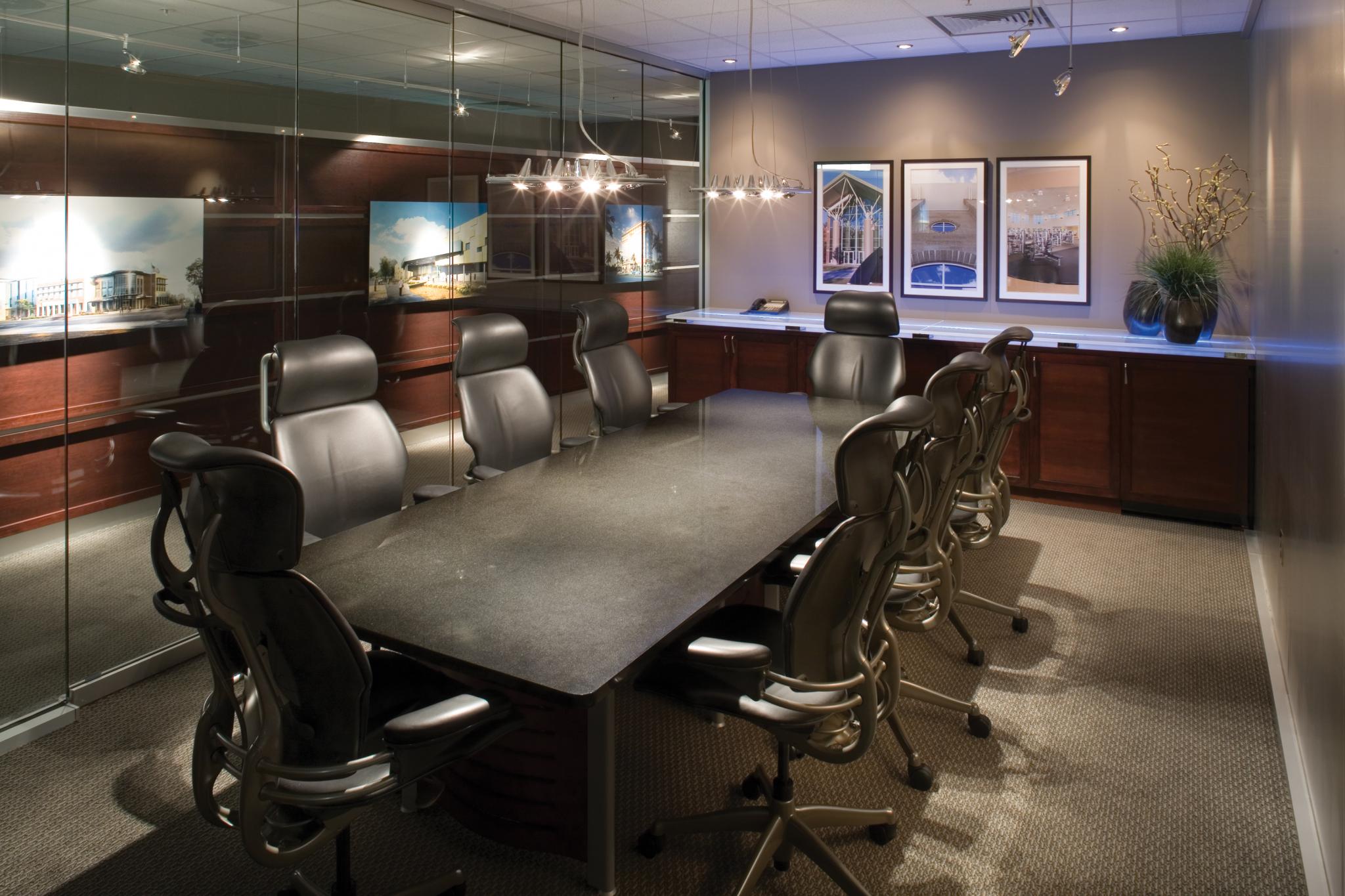 image of conference room with table and chairs