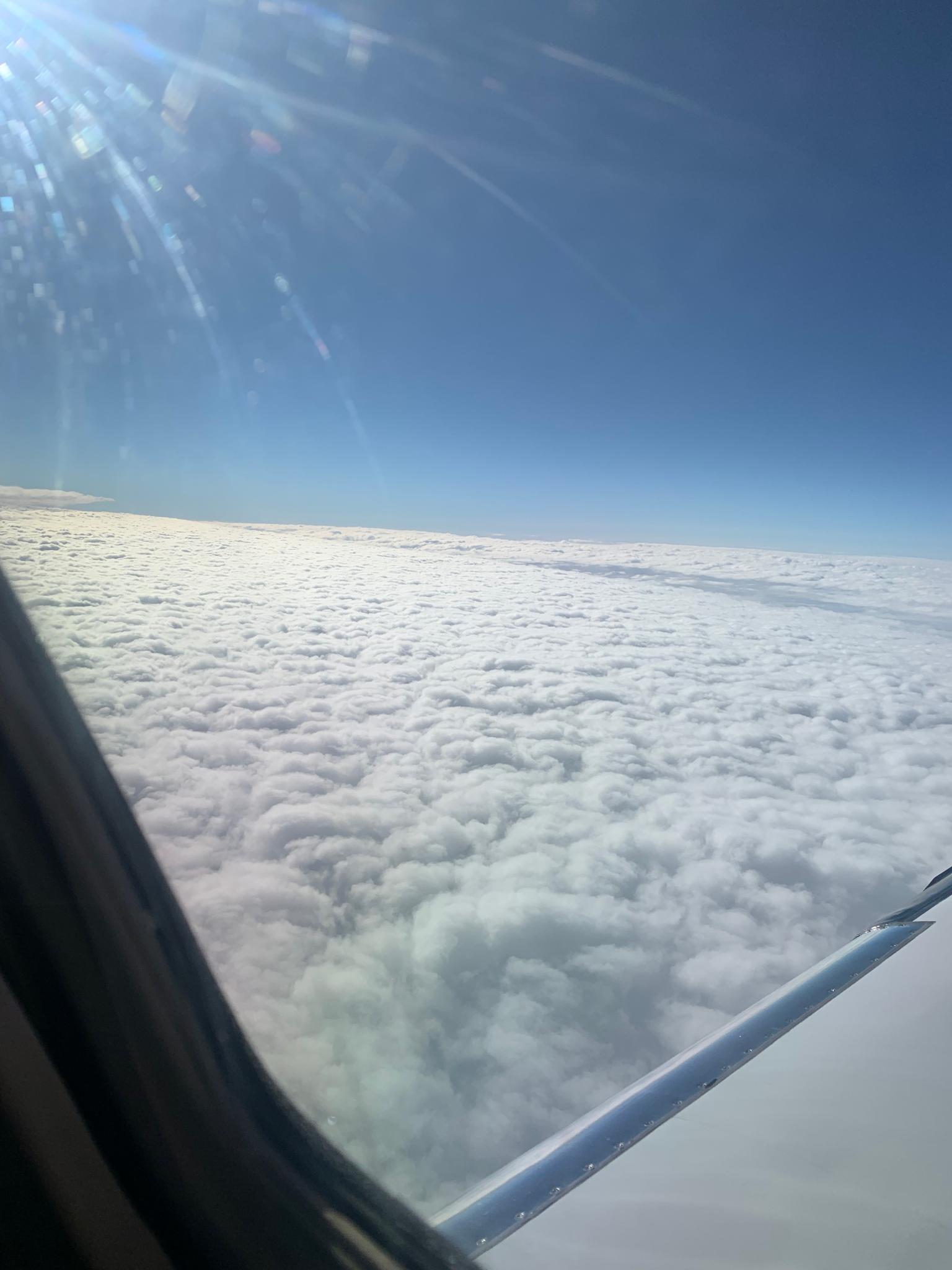 a view from a plane window