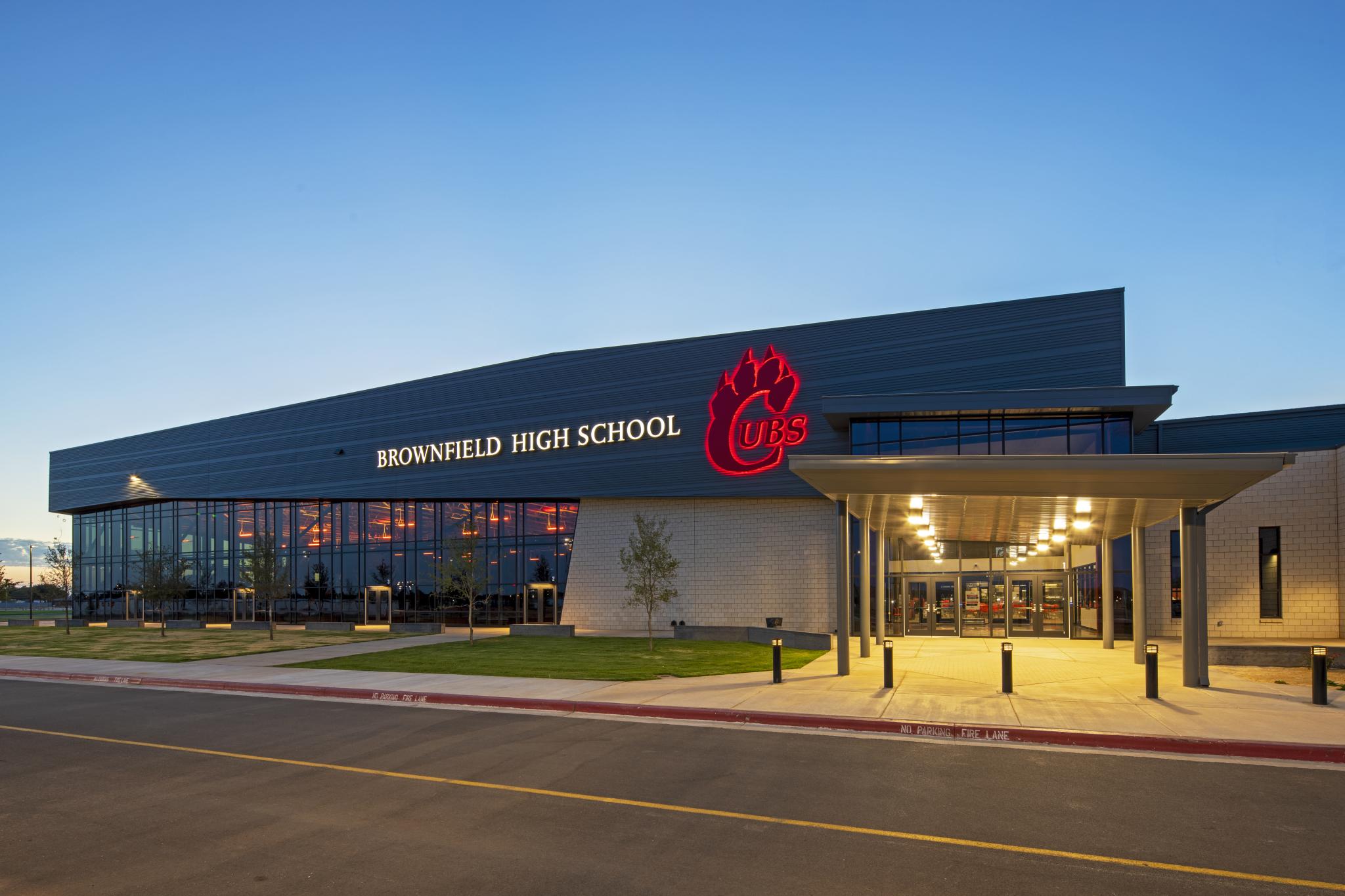 image of Brownfield High School entrance