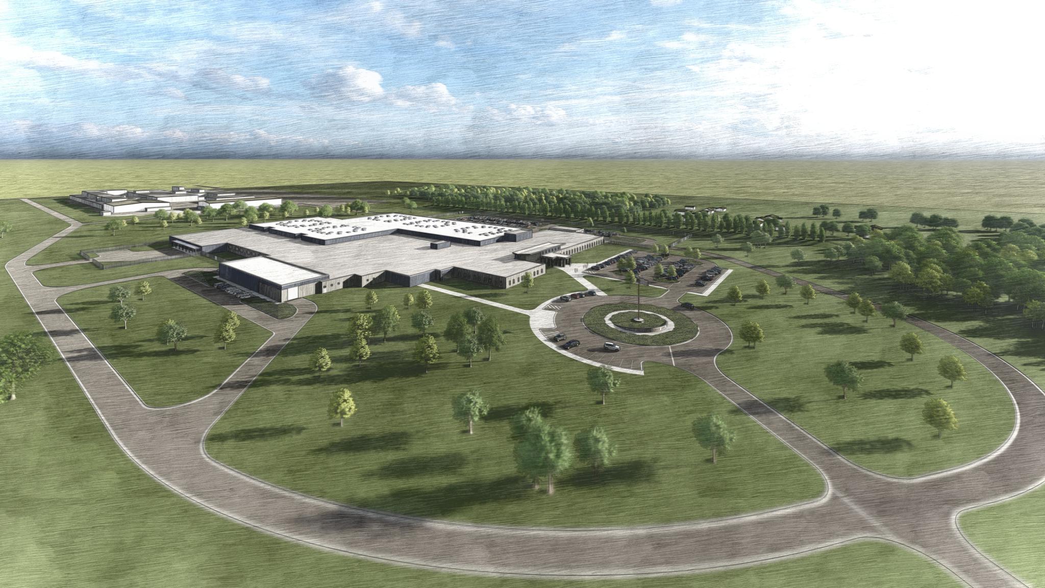 Rendering of Allen County Jail