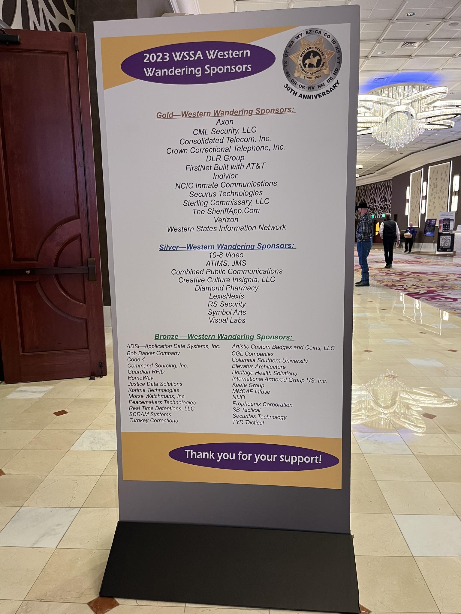 Takeaway 2023 Western States Sheriff’s Association Conference