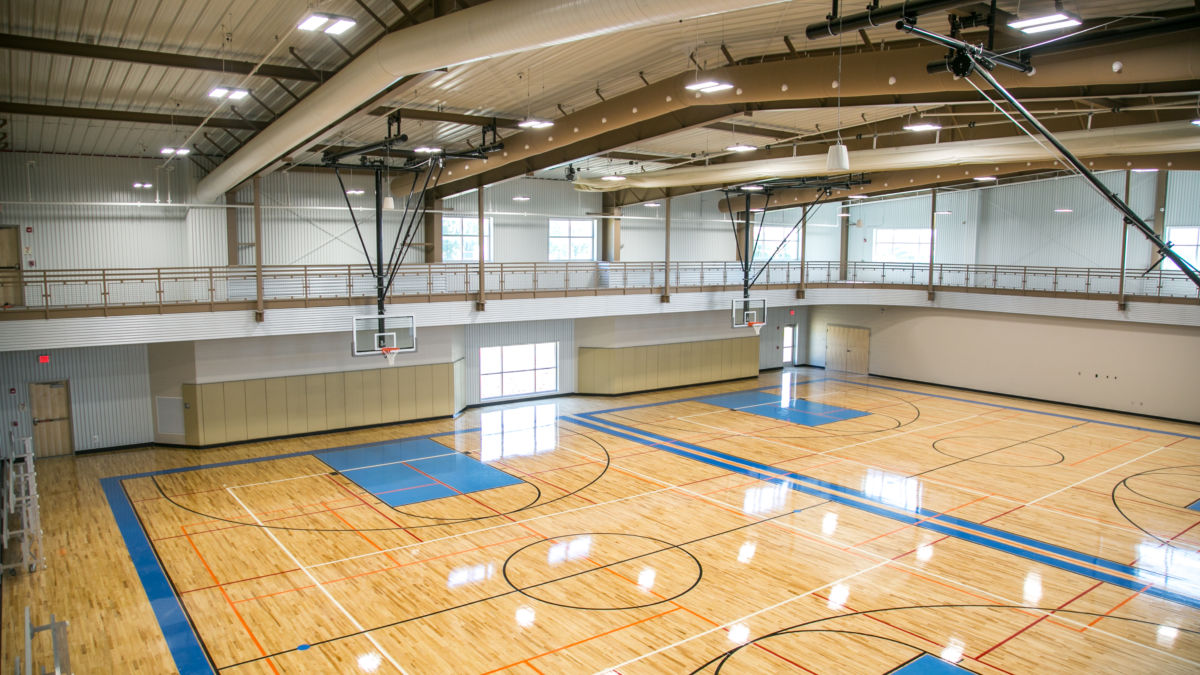 YMCA Basketball courts