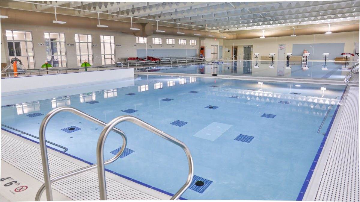 YMCA Deeper pool with Lanes