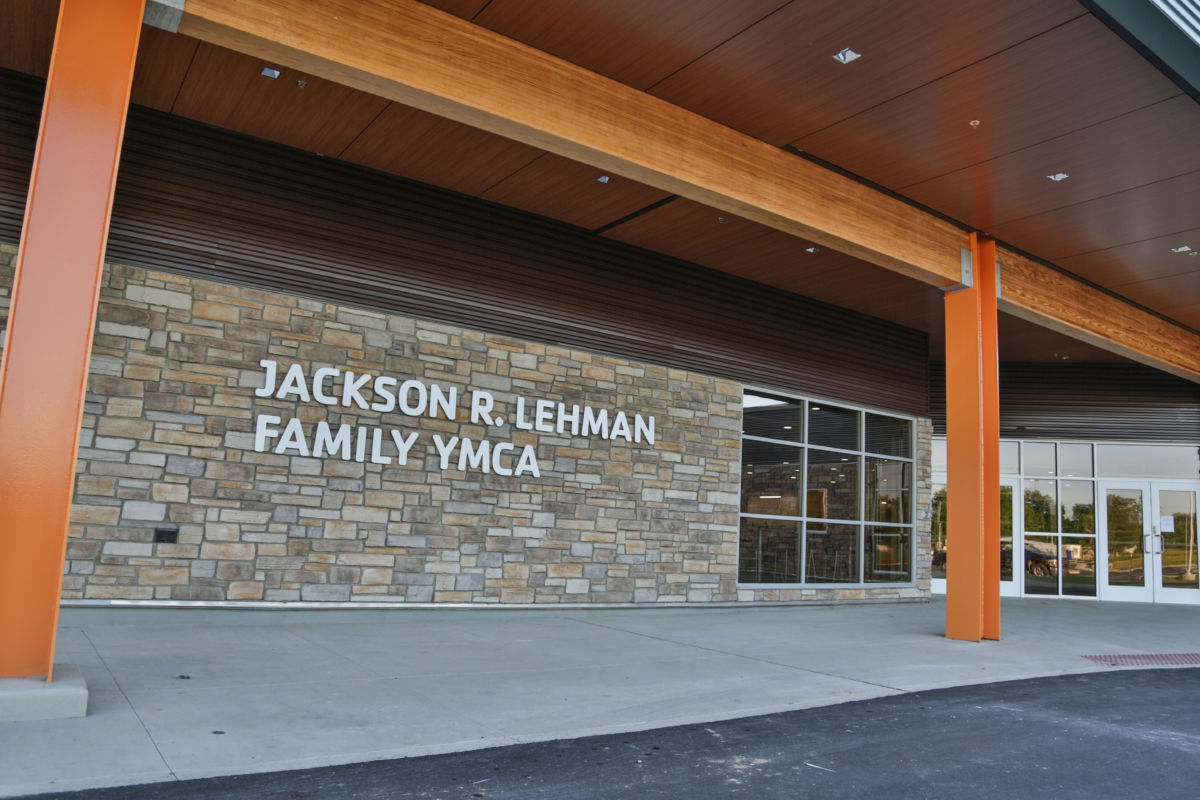 YMCA Exterior under awning