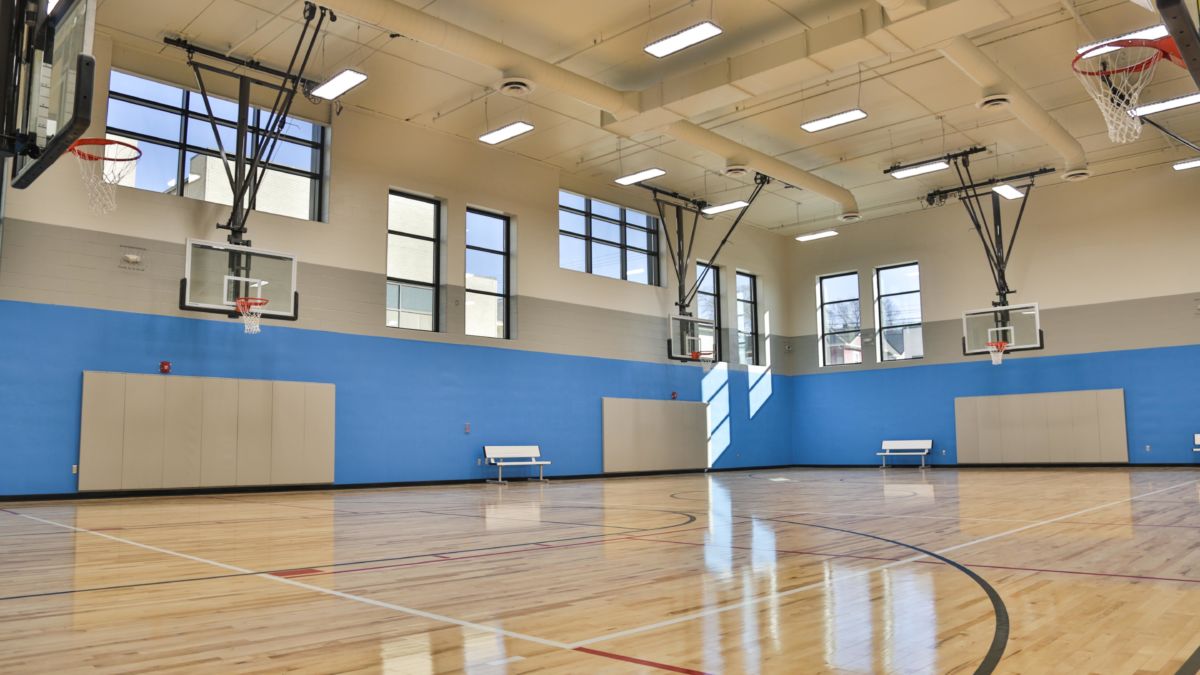 YMCA Kokomo Basketball court